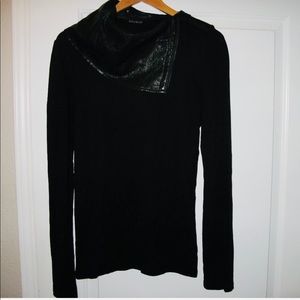 Isabel De Pedro Large Collar Zip Top  Sz 12
